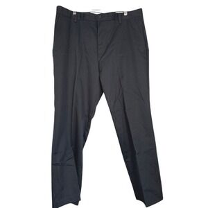 NWT Dockers Wing Anchor Black Flat Front Dress Pants Mens 38 x 30 Cotton Blend